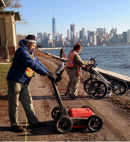 Typical ground coupled GPR systems