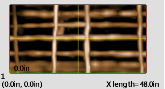 Compiled 3D image from individual 2D GPR records